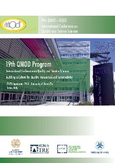 『19th QMOD (Quality Management and Organizational Development) Proceedings: International Conference on Quality and Service Sciences (Book Chapter)