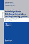 Knowledge-Based Intelligent Information and Engineering Systems – 10th International Conference, KES 2006, Proceedings, Part III –” (Book Chapter)
